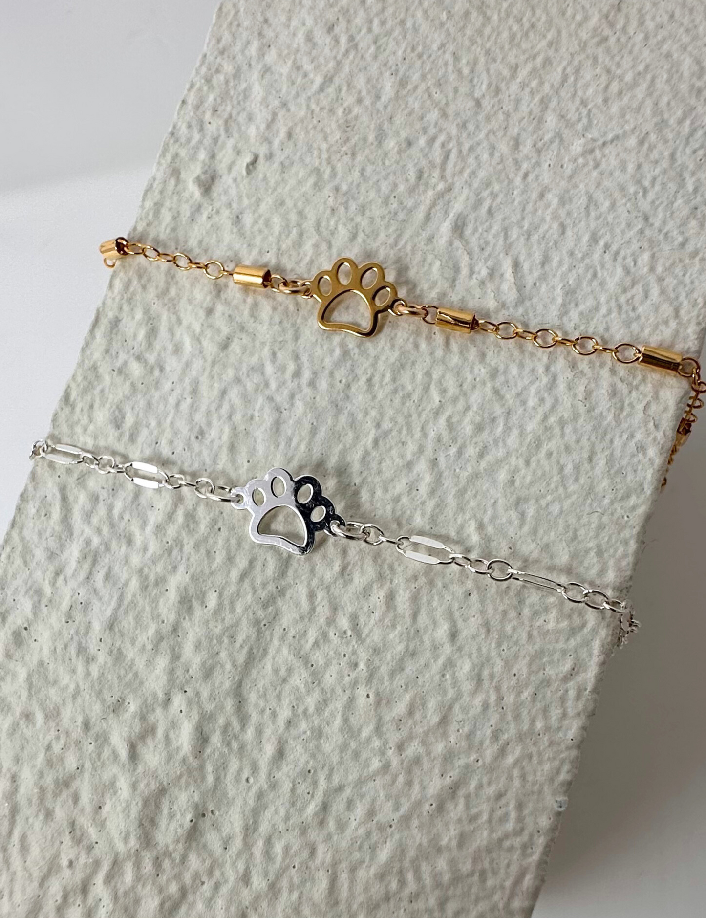 Sterling Silver Paw Print Charm