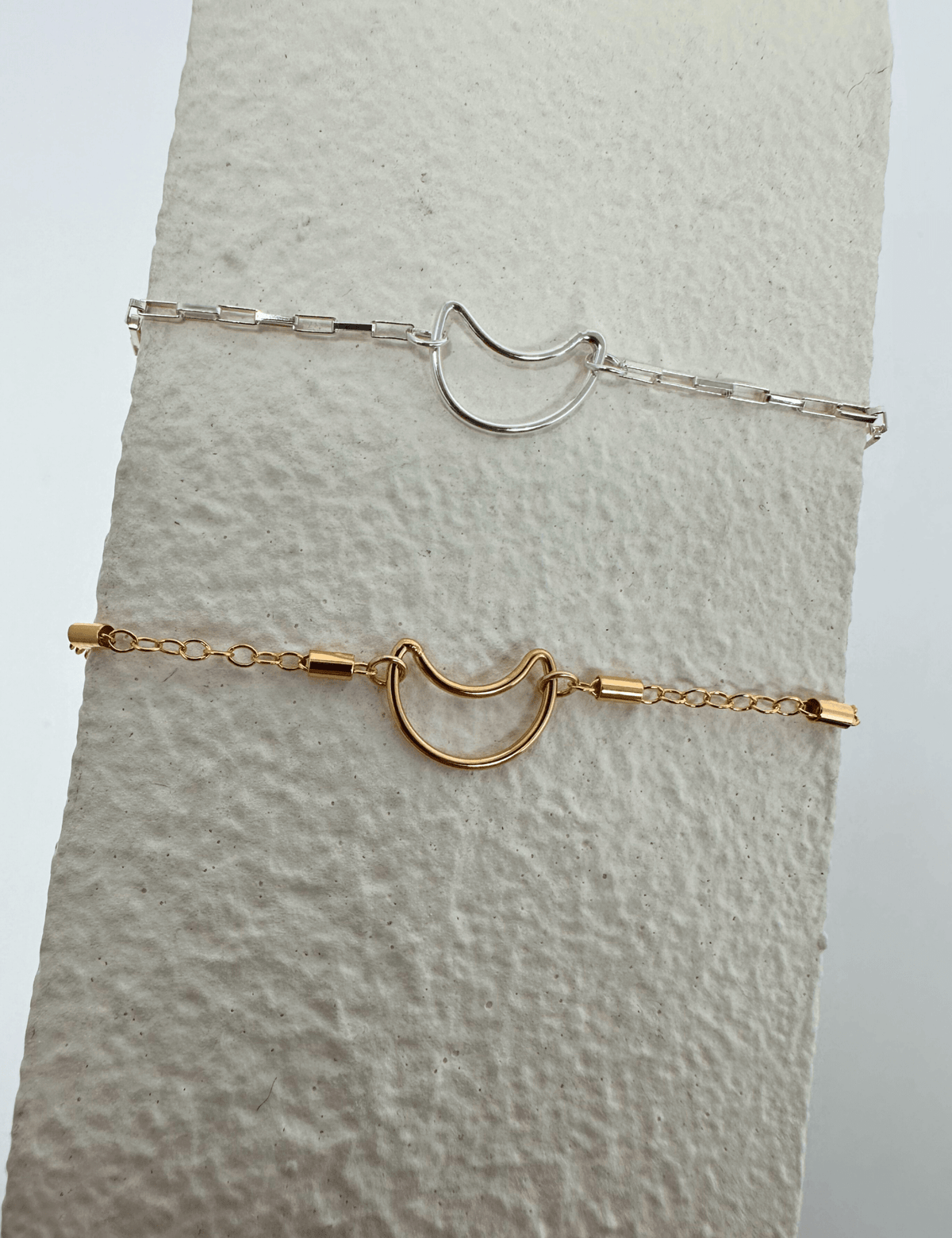 Moon Charm: 14k Gold Filled and 925 Sterling Silver - ForeverFindingsCo