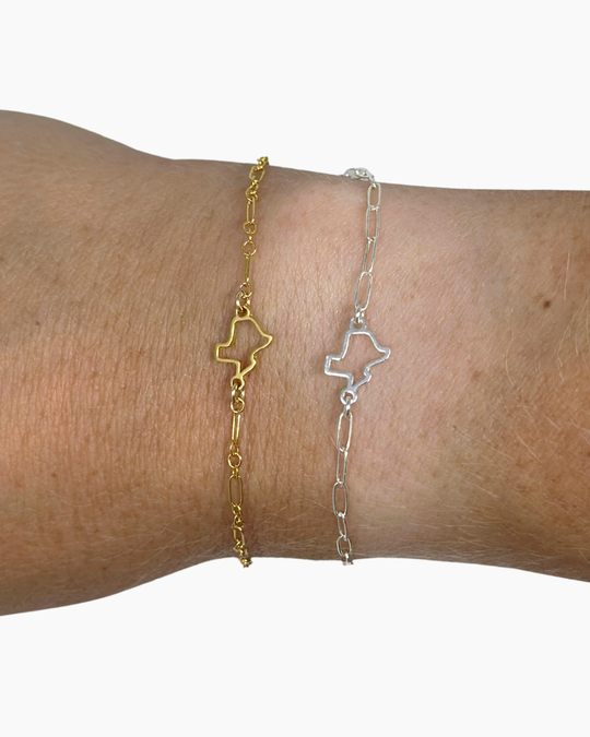 State of Texas Charm: 14k Gold Filled or 925 Sterling Silver