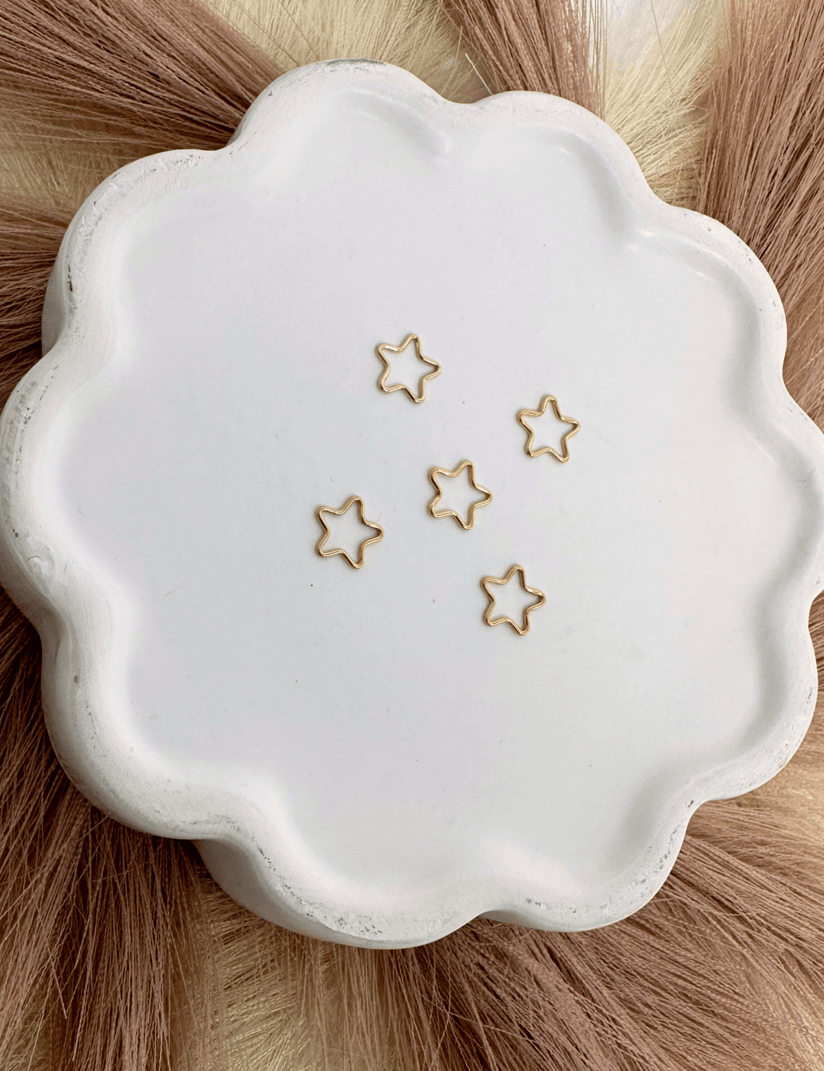 Star Charm: 14k Gold Filled and 925 Sterling Silver - ForeverFindingsCo