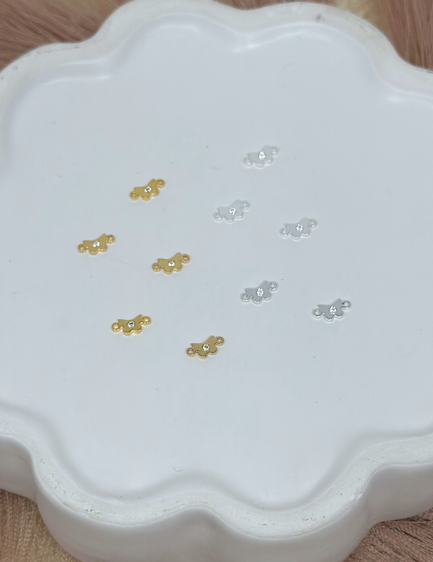 Butterfly Charm: 14k Gold Filled and 925 Sterling Silver