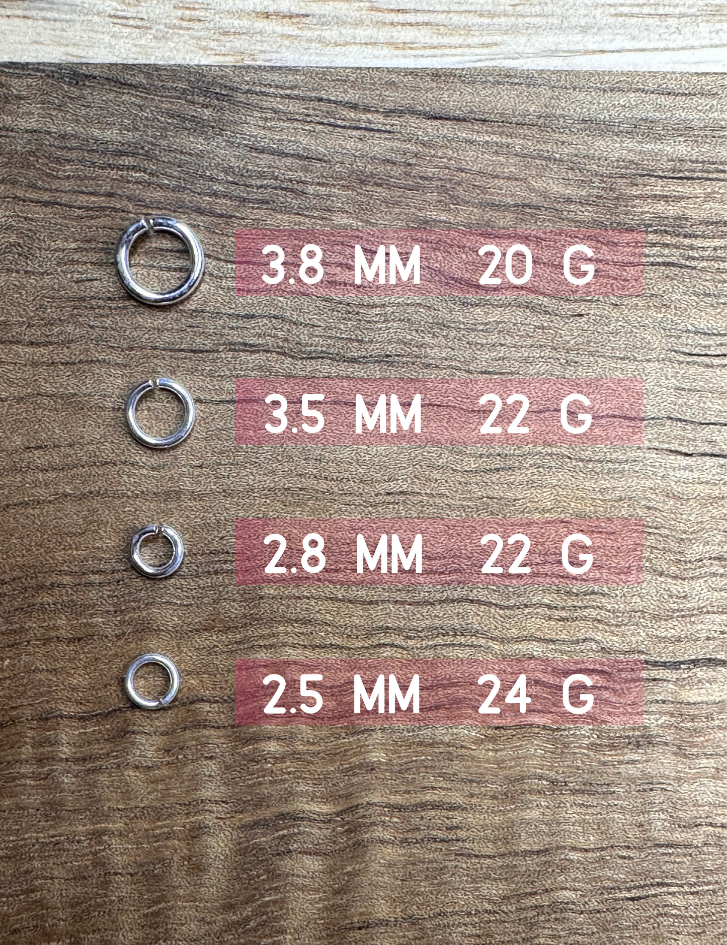 20g Jump Ring - Large (3.8 mm)