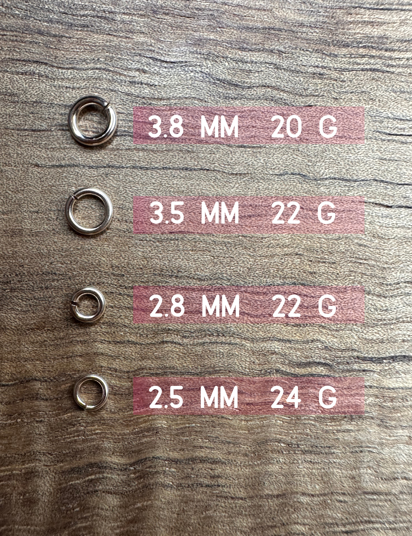 20g Jump Ring - Large (3.8 mm)