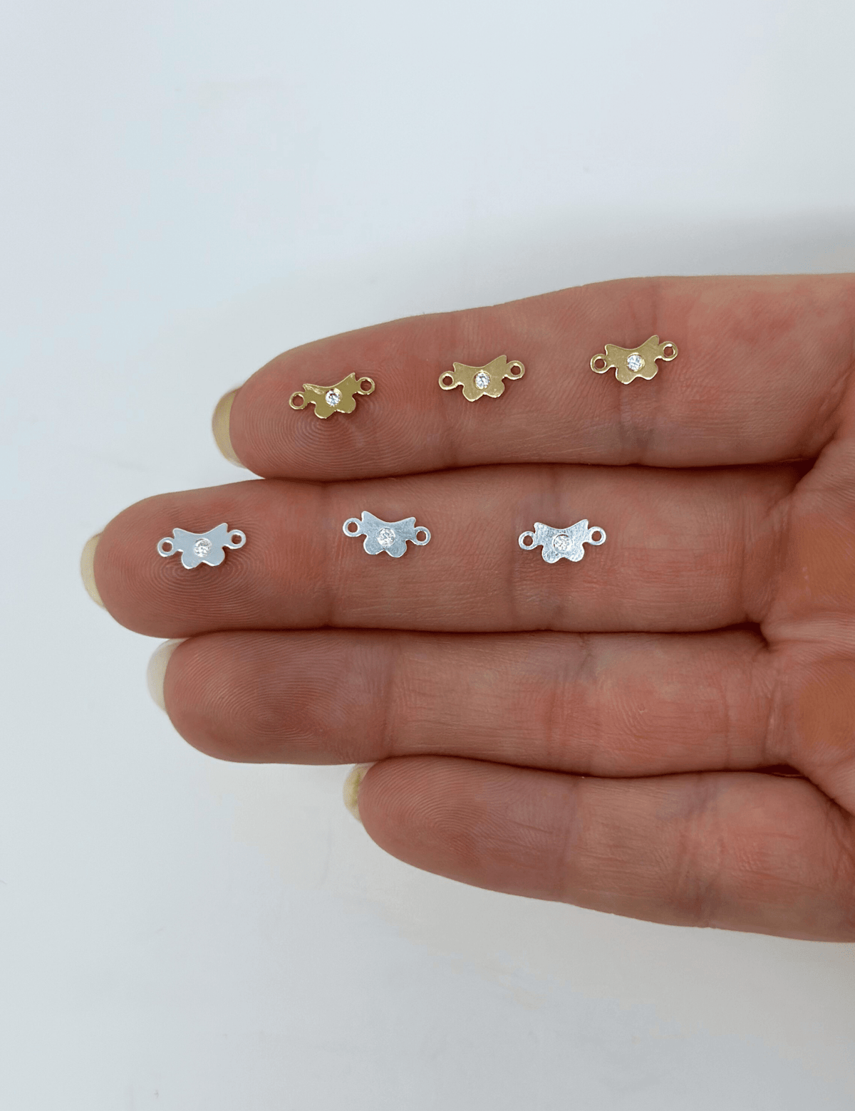 Butterfly Charm: 14k Gold Filled and 925 Sterling Silver - ForeverFindingsCo