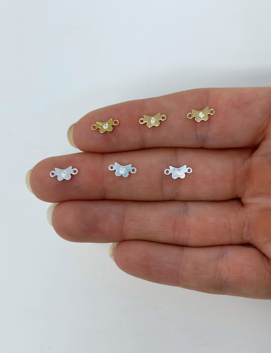Butterfly Charm: 14k Gold Filled and 925 Sterling Silver