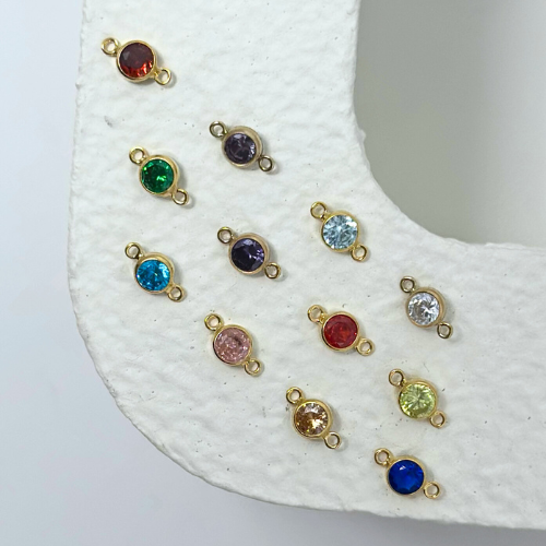 Birthstone Charm: 14k Gold Filled