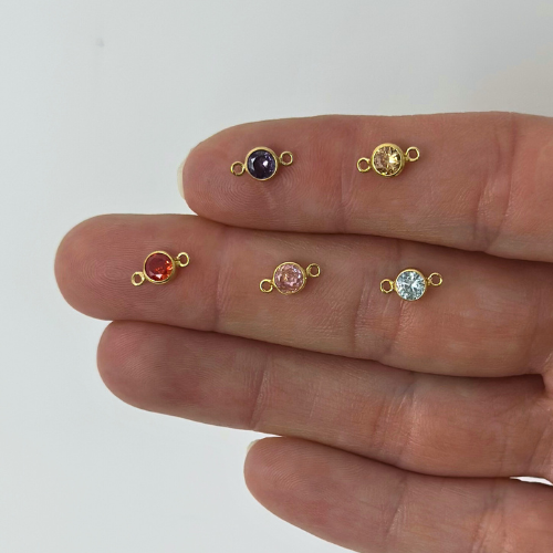 Birthstone Charm: 14k Gold Filled