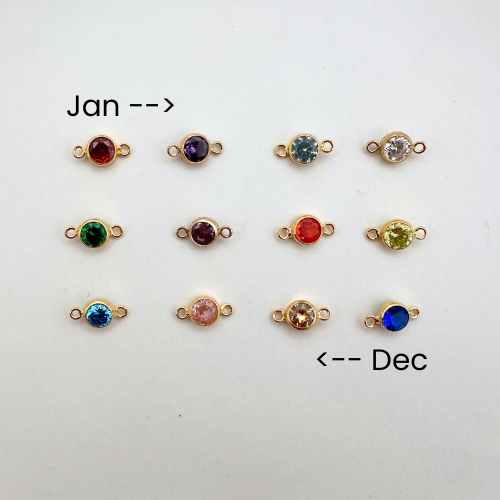 Gold Filled Birthstone Charm