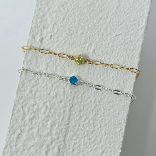 Birthstone Charm: 14k Gold Filled