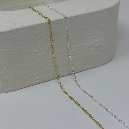 Sterling Silver 3+1 Chain