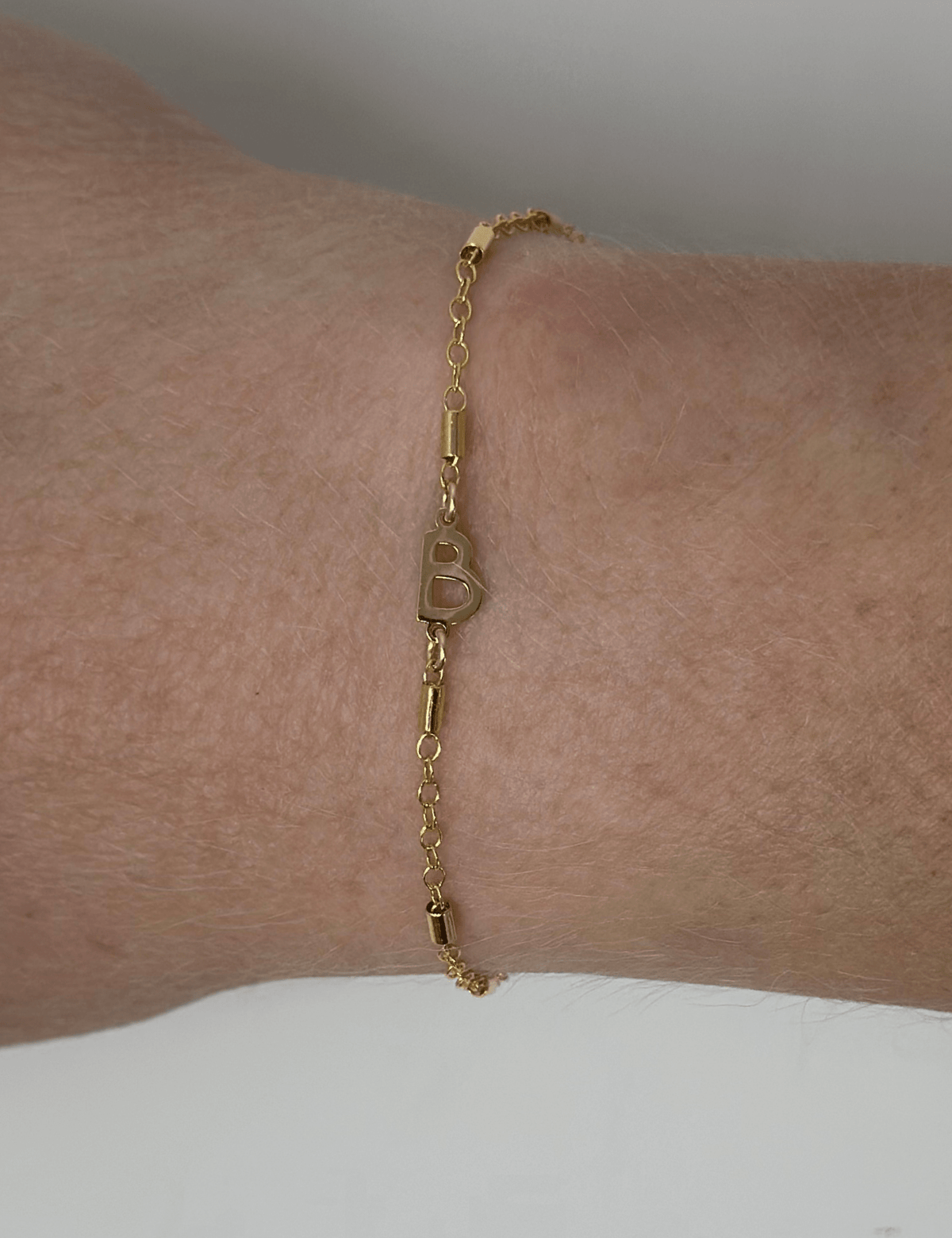 Alphabet Connector Charm: 14k Gold Filled - ForeverFindingsCo