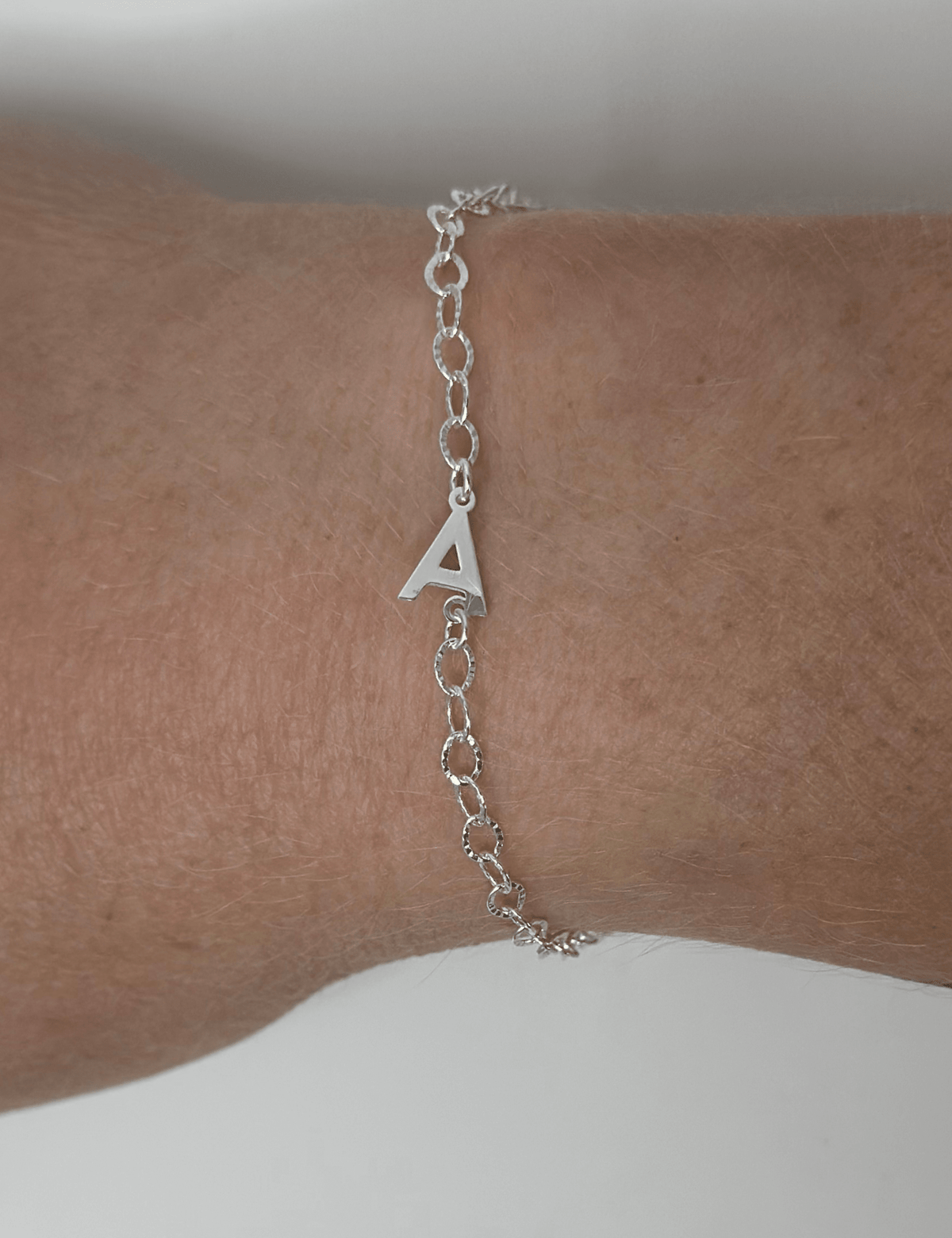 Alphabet Connector Charm: 925 Sterling Silver - ForeverFindingsCo