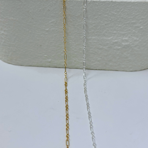 Sterling Silver 3+1 Chain