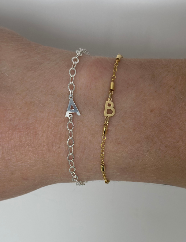 Alphabet Connector Charm: 14k Gold Filled