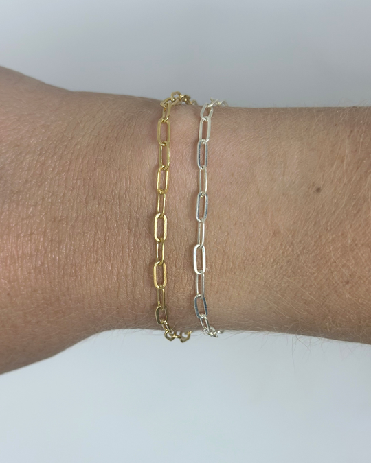 Large Paperclip Chain: 14k Gold Filled or 925 Sterling Silver