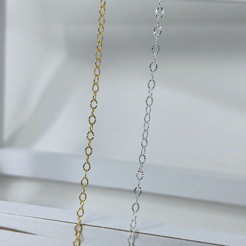 Gold Filled Diamond Cut Chain