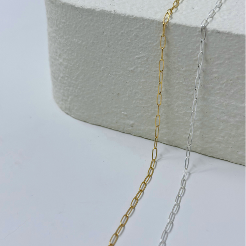 Gold Filled Paperclip Chain