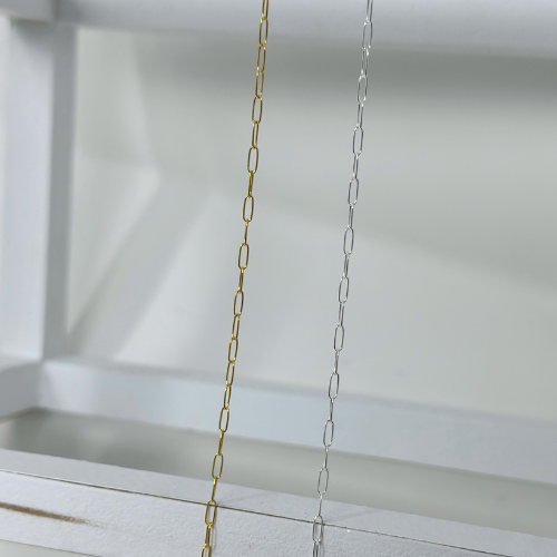 Gold Filled Paperclip Chain