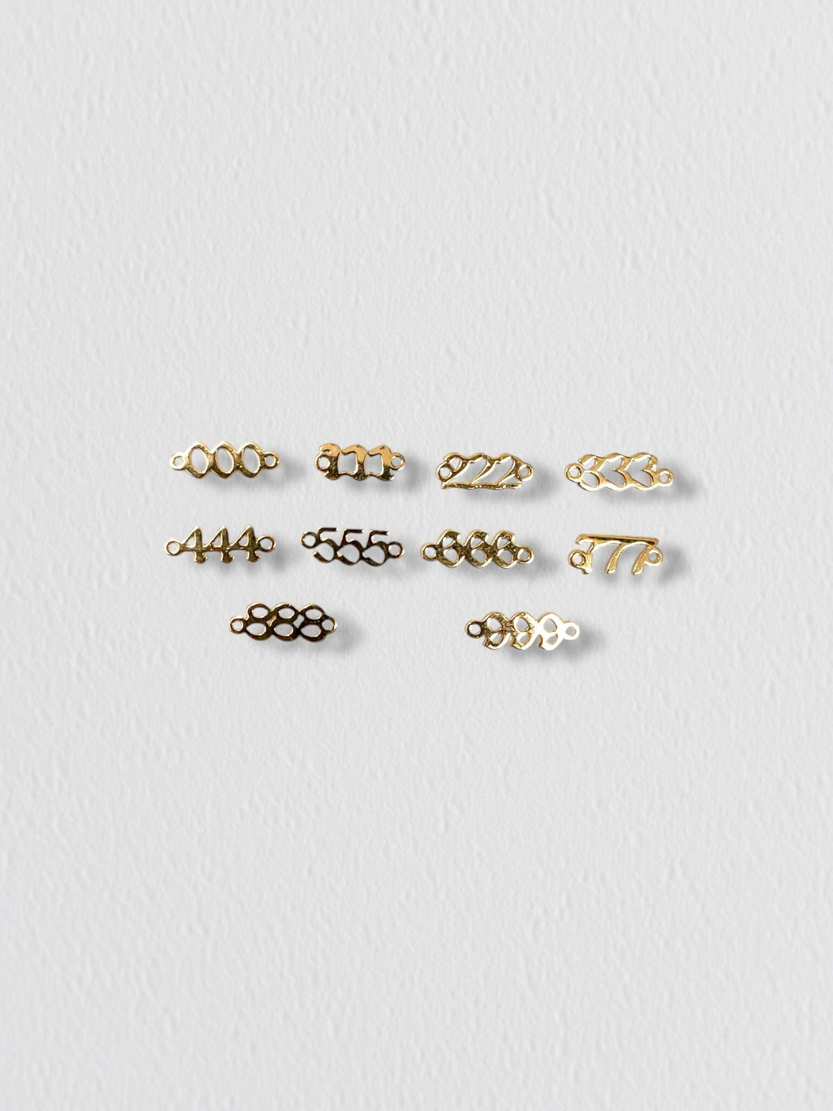 Angel Number Connector Charm: 14k Gold Filled - ForeverFindingsCo