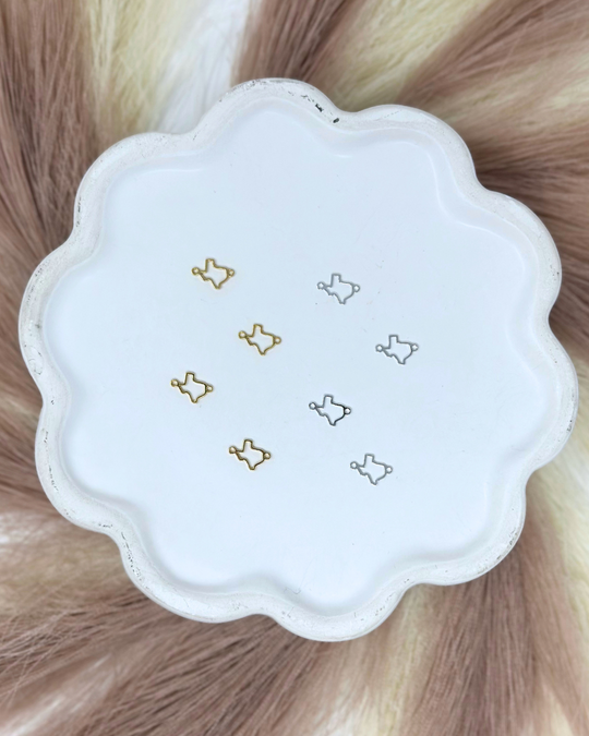 State of Texas Charm: 14k Gold Filled or 925 Sterling Silver