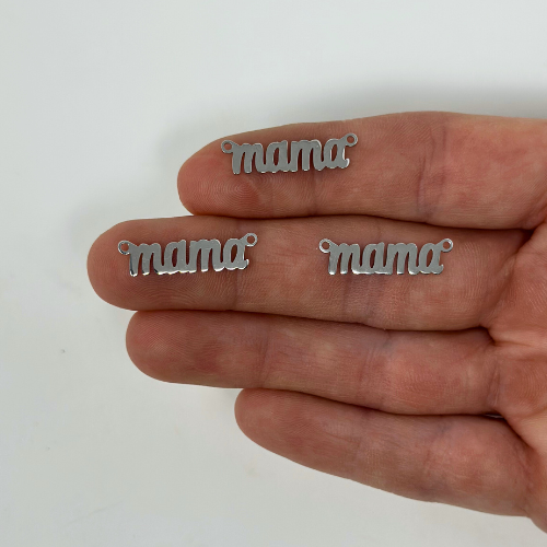 Sterling Silver Mama Charm