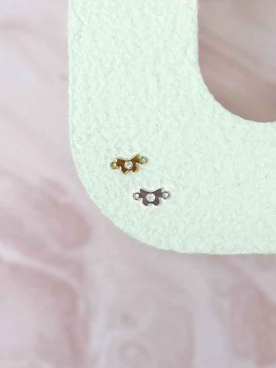 Butterfly Charm: 14k Gold Filled and 925 Sterling Silver