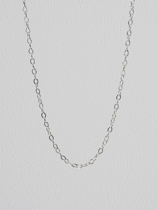 Sterling Silver Diamond Cut Chain