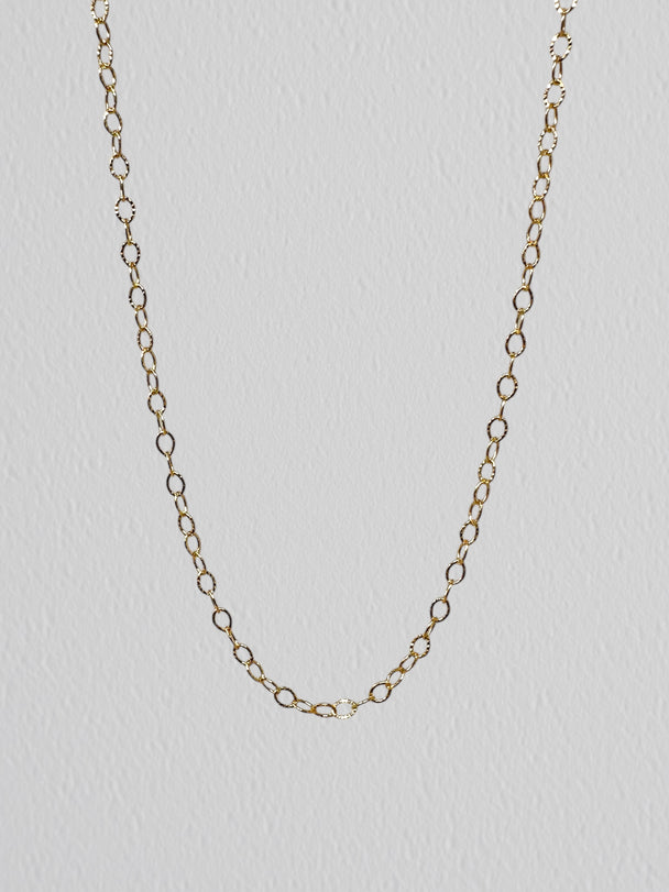 Diamond Cut Starburst Chain: 14k Gold Filled and 925 Sterling Silver
