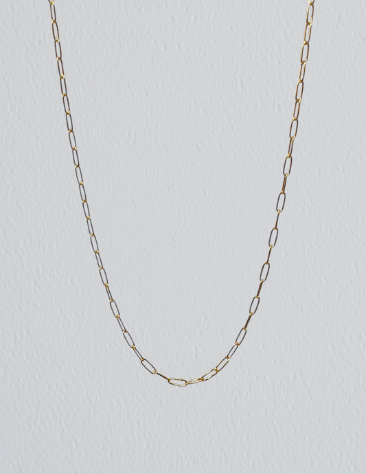 Gold Filled Paperclip Chain