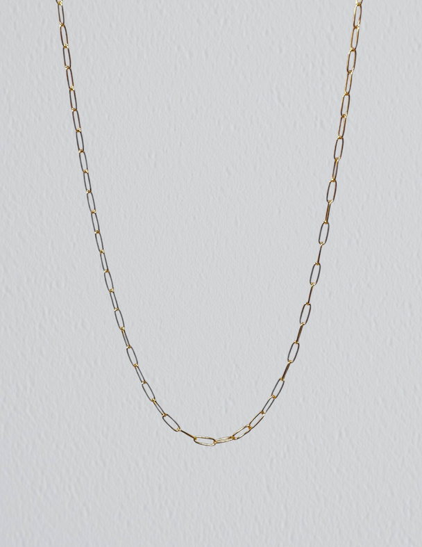 Paperclip Chain: 14k Gold Filled and 925 Sterling Silver