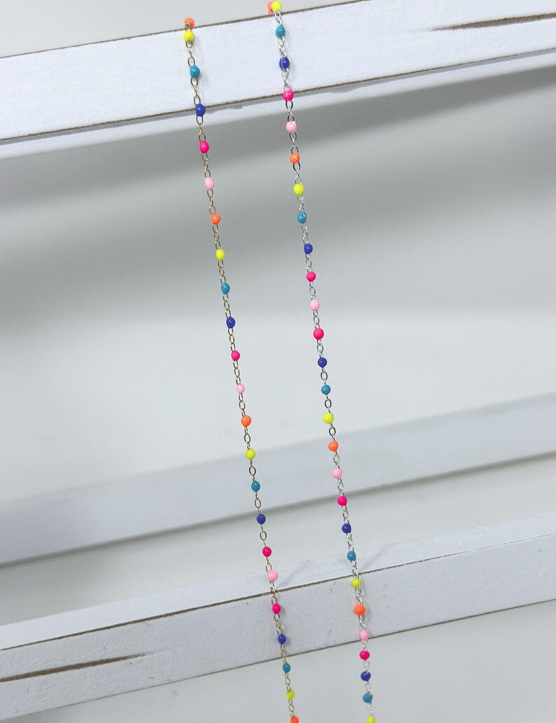 Gold Filled Bright Enamel Chain