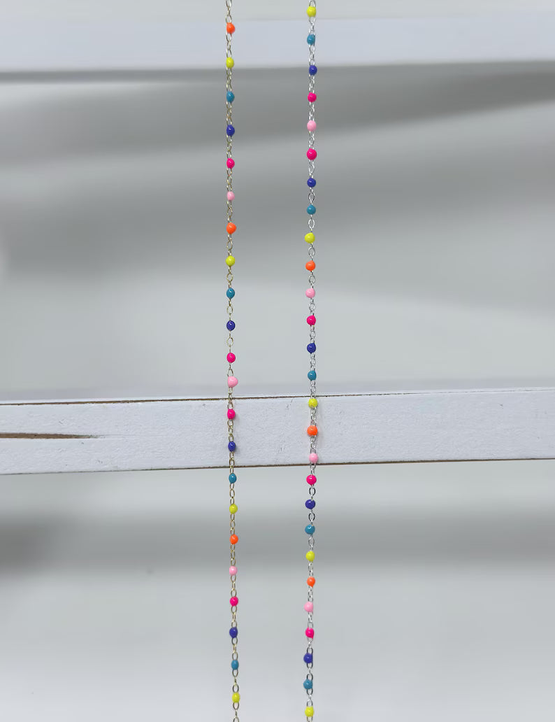 Gold Filled Bright Enamel Chain