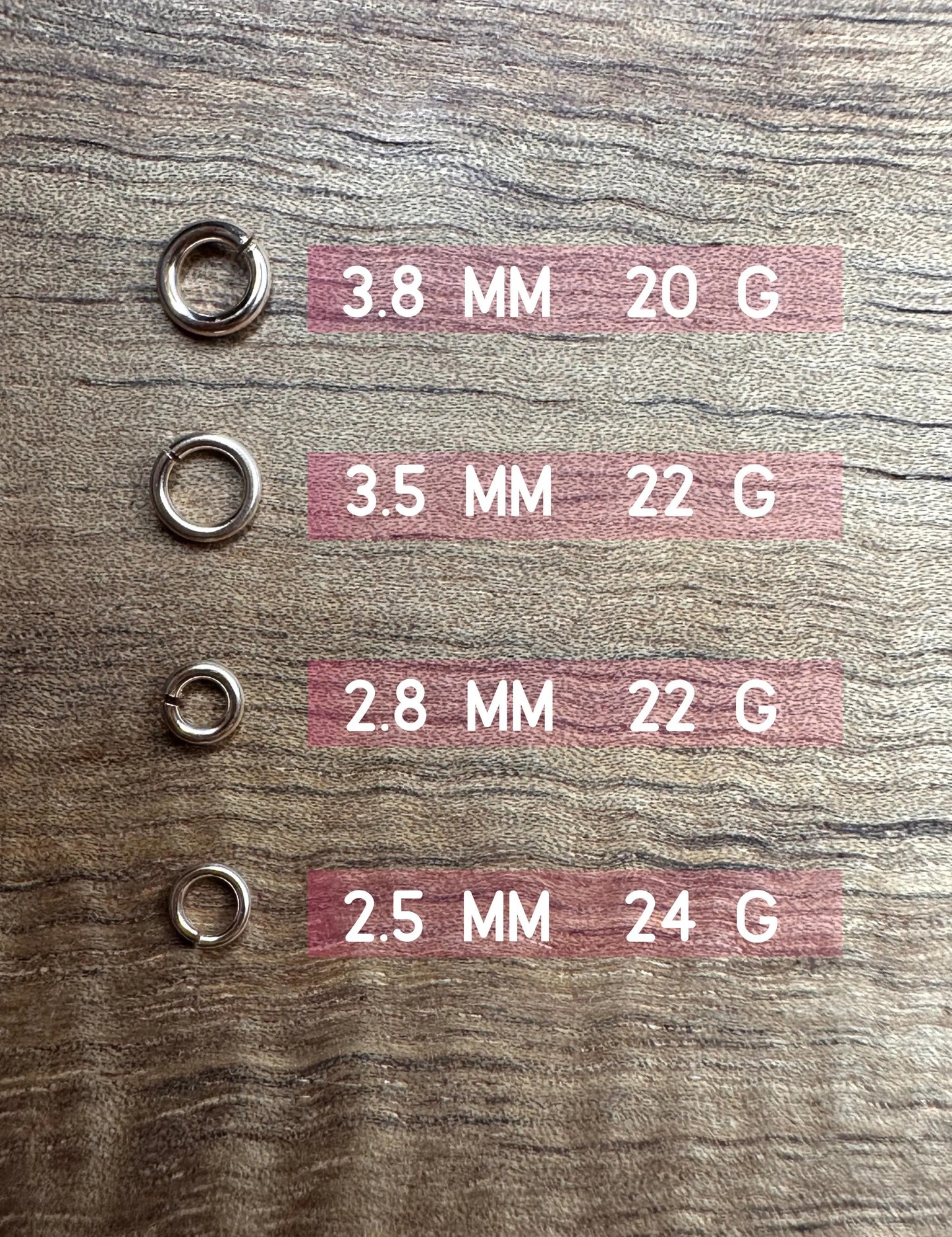 22g Jump Ring - Medium (3.5 mm)
