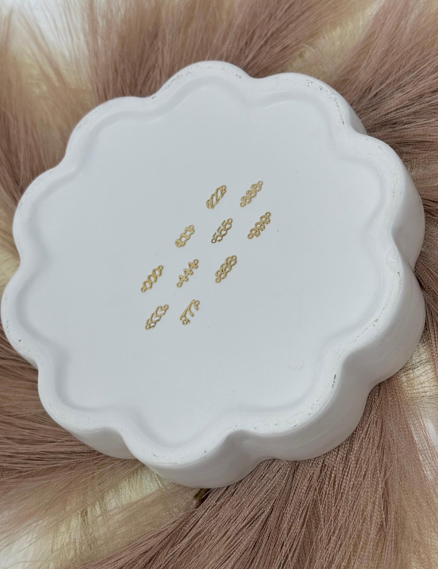 Angel Number Connector Charm 14k Gold Filled