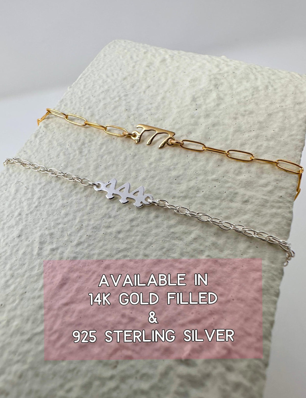 Angel Number Connector Charm: 925 Sterling Silver - ForeverFindingsCo